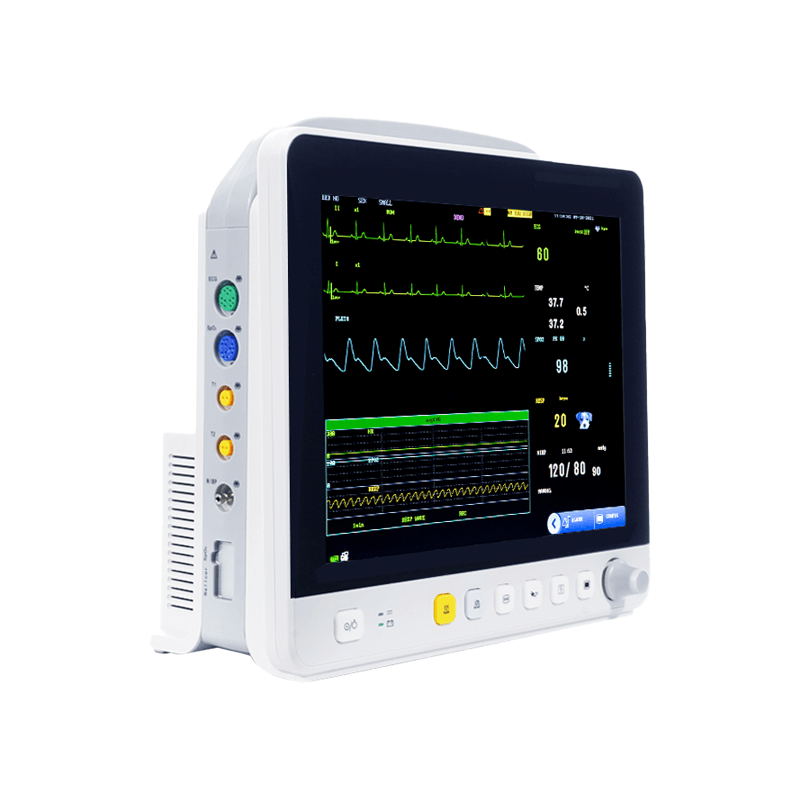 VE12 Modular Veterinary Patient Monitor Angled View