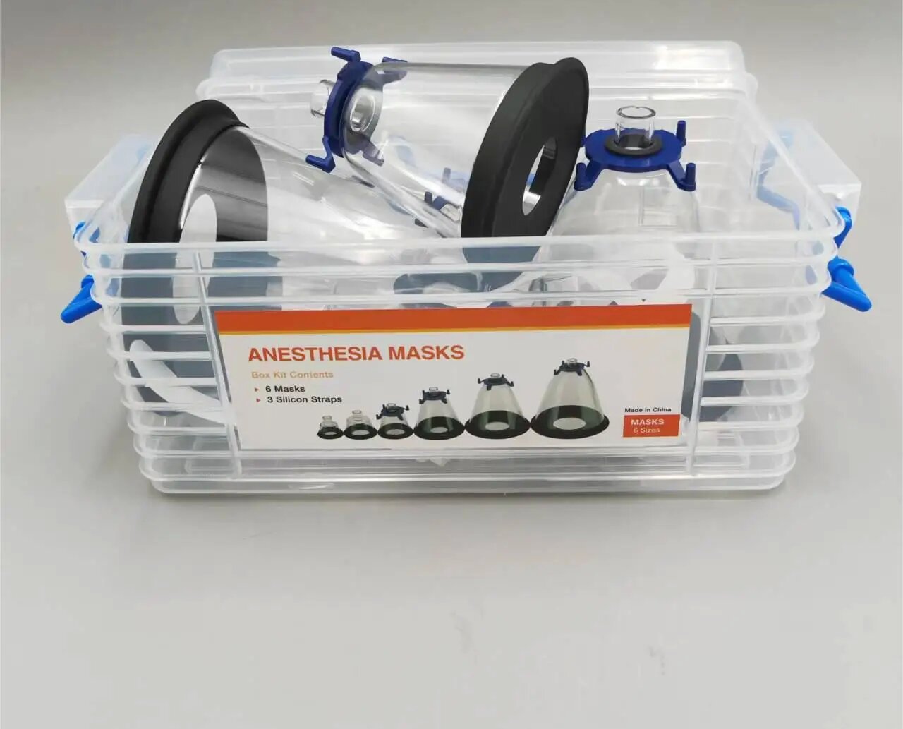 Fragmented veterinary anesthesia equipment setup