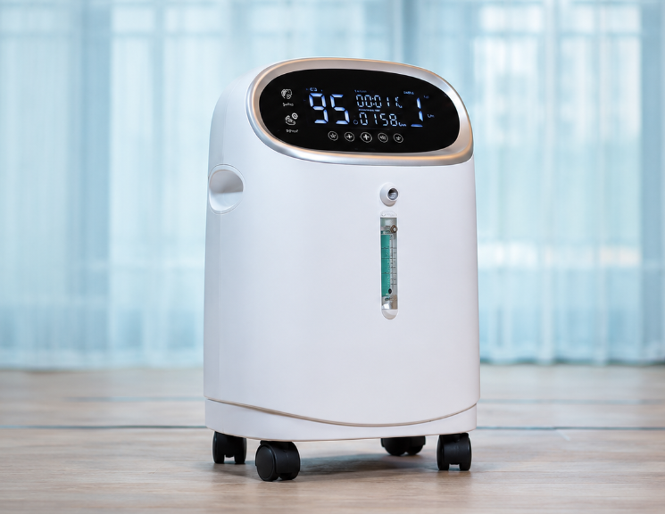 Oxygen concentrator nebulizer and oxygen mask workflow