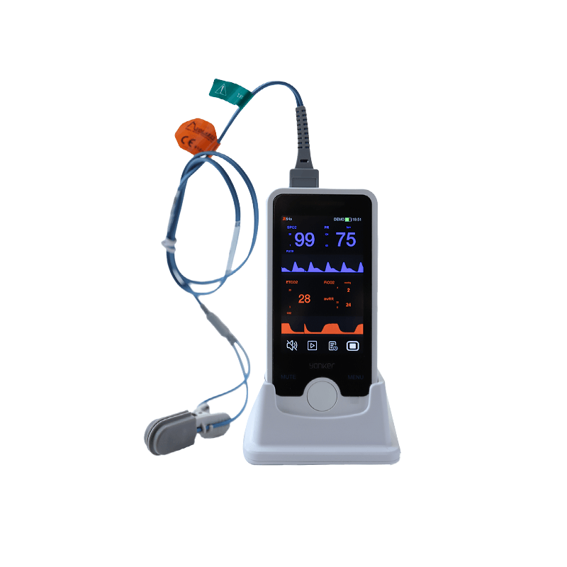 VE4 Handheld Veterinary Vitals Monitor with Power cord