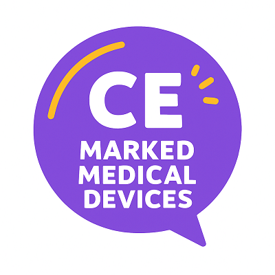 CE certified veterinary equipment manufacturing partner badge